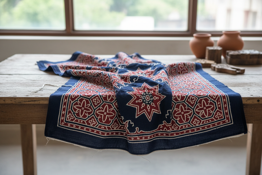The Soul of Soil and Sky: Discovering the Art of Ajrakh Hand Block Printing