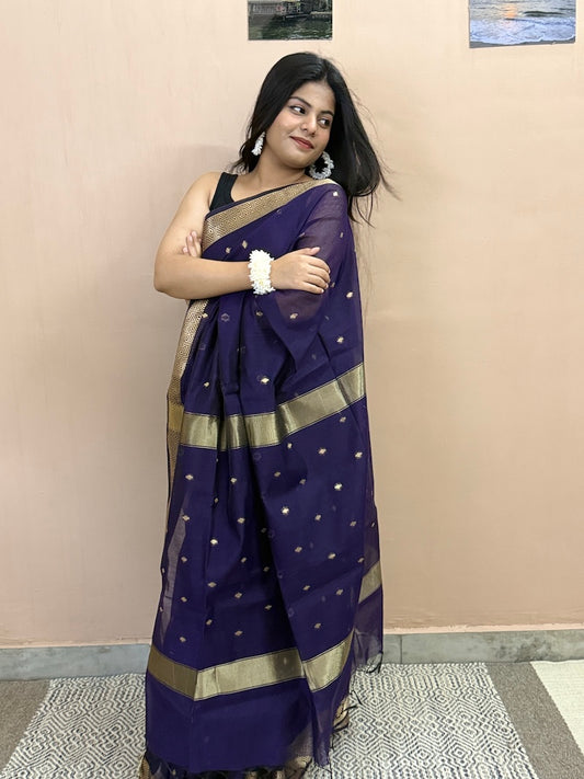 Indraneel Cotton Blend Silk Saree