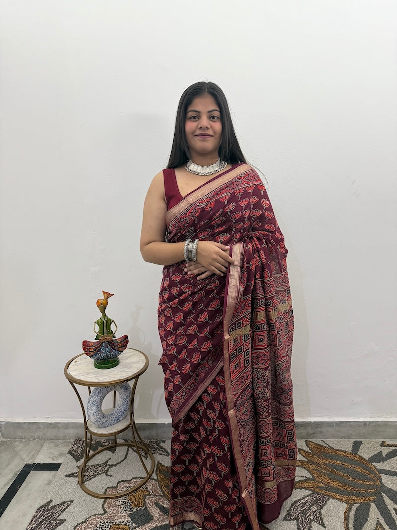 maroon-baag-maheshwari-cotton-silk-saree