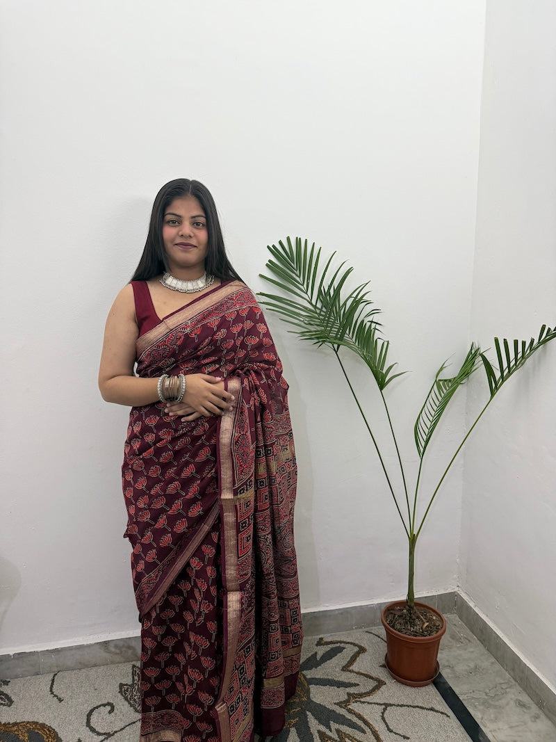 maroon-baag-maheshwari-cotton-silk-saree-2