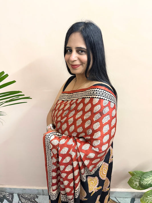 Bagru-Modal-Silk-Saree-1
