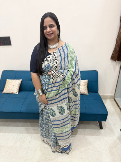 Chanderi Cotton Saree-1