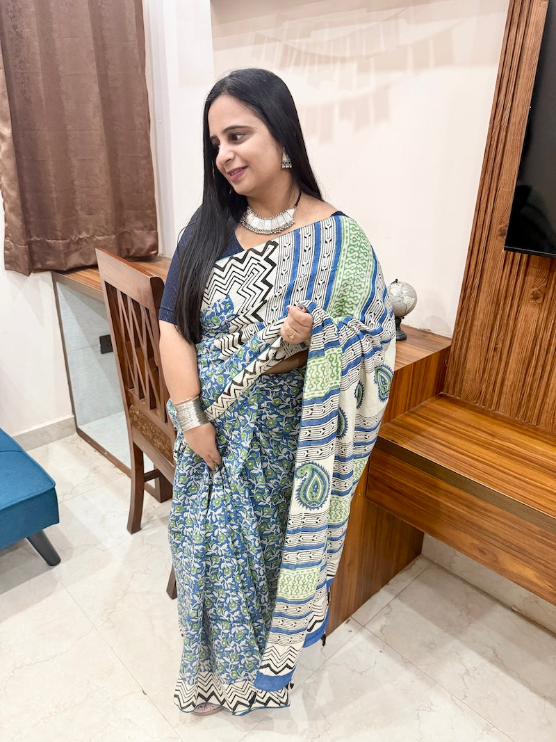 Chanderi Cotton Saree