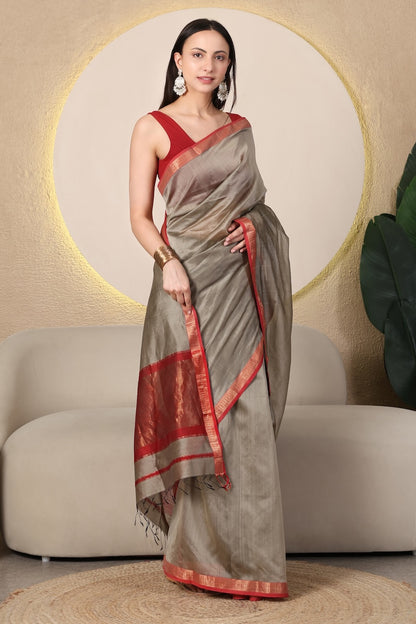 Noor Pearl Maheshwari Handloom Saree