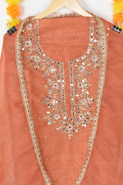Zarina Edit Tissue Shimmer Suit Set | Sariverse