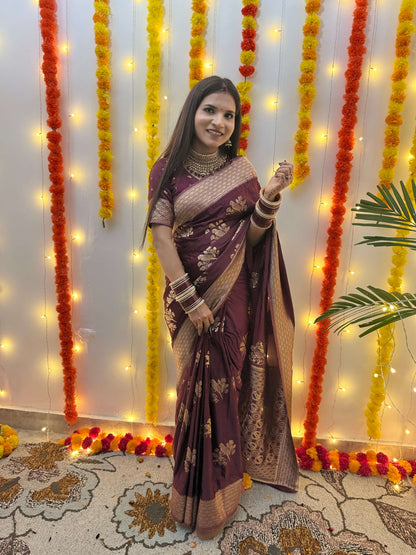  Ruh-e-Parinda – Soft Silk Saree