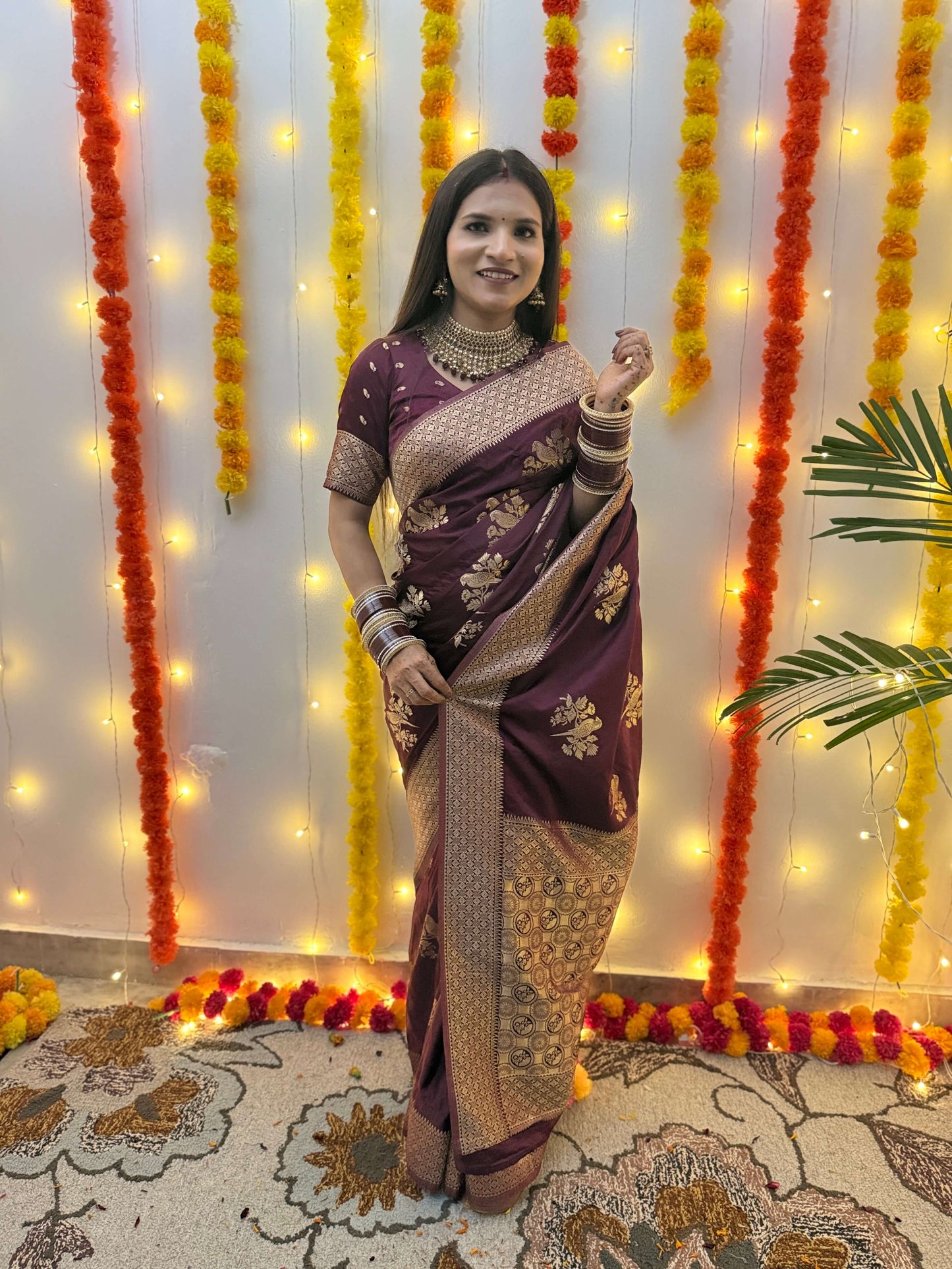  Ruh-e-Parinda – Soft Silk Saree